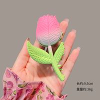 Summer Tulip New Sunflower Shaped Clip Hair Accessories Female sku image 1