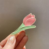 Summer Tulip New Sunflower Shaped Clip Hair Accessories Female sku image 2