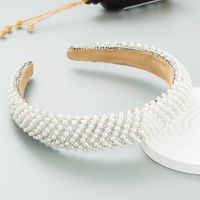 Mode Neue Barocke Perle Strass Stirnband Weibliche Vintage Haar Zubehör main image 4