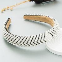 Mode Neue Barocke Perle Strass Stirnband Weibliche Vintage Haar Zubehör sku image 2