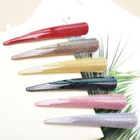 Acrylic Hair Claw Metal Hair Accessories Glittering Powder Jewelry main image 3