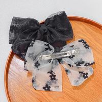 Mode Organza Bogen Geformt Barrettes Haarnadel Haar Zubehör main image 4