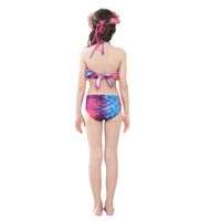 New Style Colorful Children's Mermaid Tail Shape Swimsuit Three-piece Suit main image 4