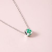 Simple Style Alloy Four-leaf Clover Necklace Daily Electroplating Alloy main image 2
