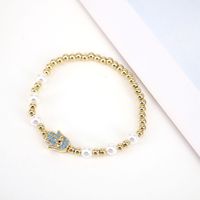 Elegant Handfläche Kupfer Perlen Künstliche Perlen Armbänder 1 Stück sku image 4