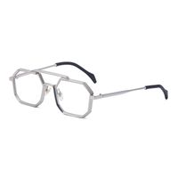New European And American Men's Polygonal Small Frame Sunglasses Wholesale sku image 13