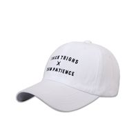 Fashion Simple Letter Embroidery Peaked Cap Wide Brim Cap sku image 8