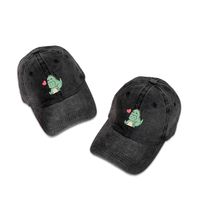 Spring And Summer New Cute Dinosaur Print Female Peaked Cap main image 1