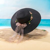 Summer New Beach Sun Protection Summer Hat Big Brim Straw Hat main image 5