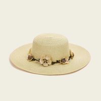 Nuevo Sombrero De Paja De Ala Grande De Verano De Protección Solar De Playa sku image 5
