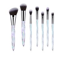 À La Mode 5 Pcs 7 Pcs Transparent Acrylique Poignée Pvc Sac De Maquillage Brosse Ensemble main image 3