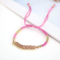 Fashion Geometric Copper Plating Zircon Bracelets 1 Piece sku image 6