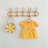 Baby Girl's Bohemian Ditsy Floral Cotton Floral Floral Dress Above Knee Baby Clothes main image 1