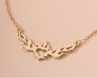 Fashion Alloy Flame Necklace Daily 1 Piece main image 1
