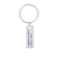 Father's Day Gift I Have A Hero I Call Her Daddy Silver Stainless Steel Key Ring main image 5