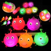 Cartoon Glowing Hairy Ball Elastic Hedgehog Children's Toys Wholesale main image 2