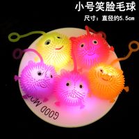 Cartoon Glowing Hairy Ball Elastic Hedgehog Children's Toys Wholesale sku image 1