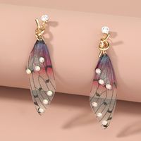 Bohemian Wings Butterfly Resin Artificial Rhinestones Earrings 1 Pair main image 6
