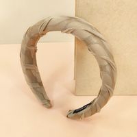 Women's Simple Style Solid Color Cloth Hair Accessories Hair Band sku image 4