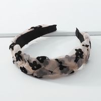 Retro Fashion Hand Woven Geometric Flower Headband For Women main image 5