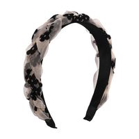 Retro Fashion Hand Woven Geometric Flower Headband For Women sku image 2