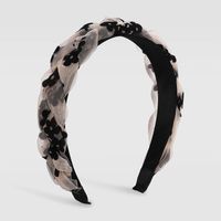 Retro Fashion Hand Woven Geometric Flower Headband For Women main image 3