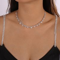 Fashion Elegant Women's Rhinestone Inlaid Claw Chain Choker main image 5