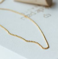 Fashion Geometric Titanium Steel Inlaid Gold Necklace main image 5