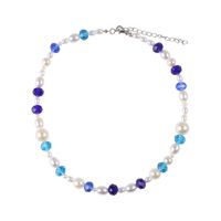 Women's Bohemian Colorful Smiley Face Artificial Crystal Imitation Pearl Synthetic Resin Necklace Beaded No Inlaid Necklaces sku image 1