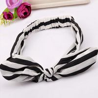 Casual Simple Style Round Dots Stripe Lattice Cloth Hair Band sku image 5