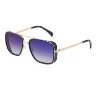 Unisex Fashion Solid Color Pc Toad Mirror Sunglasses sku image 5