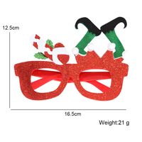 Christmas Letter Snowman Plastic Costume Props Party Decorations sku image 23