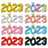 New Year Number Aluminum Film Balloon Party Balloons main image 1