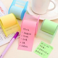 Creative Cute Casual Sticky Notes Note Sticker Attached Tape Base Tear-off Note Pad Student Message Memo Note Paper main image 1