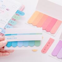 Korean Stationery Creative Six Color Gradient Sticky Notes Office Learning Memo Note N Times Sticker Notepad main image 2