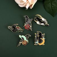 Fashion Geometric Bird Alloy Stoving Varnish Brooches main image 3