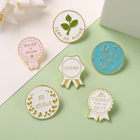 Fashion Geometric Letter Alloy Plating Brooches main image 6