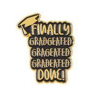 Fashion Letter Alloy Plating Unisex Brooches sku image 2