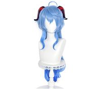 Perruque Anime Cosplay D'origine Dieu Douce Pluie Cos Perruque Bleu Dégradé Cheveux Longs Anti-réel Cuir Chevelu Perruque Gaine main image 3