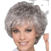 Wig European And American Ladies Wig Chemical Fiber Short Curly Wig High Temperature Chemical Fiber Wig Head Cover Wigs Xuchang Manufacturer main image 2