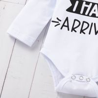 Cute Letter Cotton Printing Pants Sets Baby Clothes main image 5