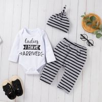 Cute Letter Cotton Printing Pants Sets Baby Clothes main image 1