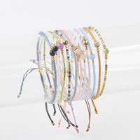 Fashion Round Glass Beaded Bracelets 1 Piece main image 1