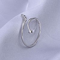 Fashion Angel Wings Heart Shape Alloy Plating Open Ring 1 Piece main image 4