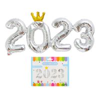 New Year Number Aluminum Film Balloon Party Balloons sku image 3