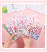 Mignon Cartoon Ring Zip Multi - Function Transparent Waterproof Storage Bag main image 3