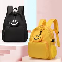 Cute Solid Color Zipper Backpack main image 2