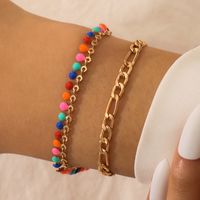 Fashion Geometric Alloy Plating Bracelets 1 Set sku image 1