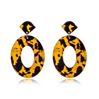1 Pair Fashion Oval Arylic Acetic Acid Sheets Women's Drop Earrings sku image 3