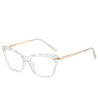Simple Style Color Block Crystal Square Frameless Optical Glasses sku image 6